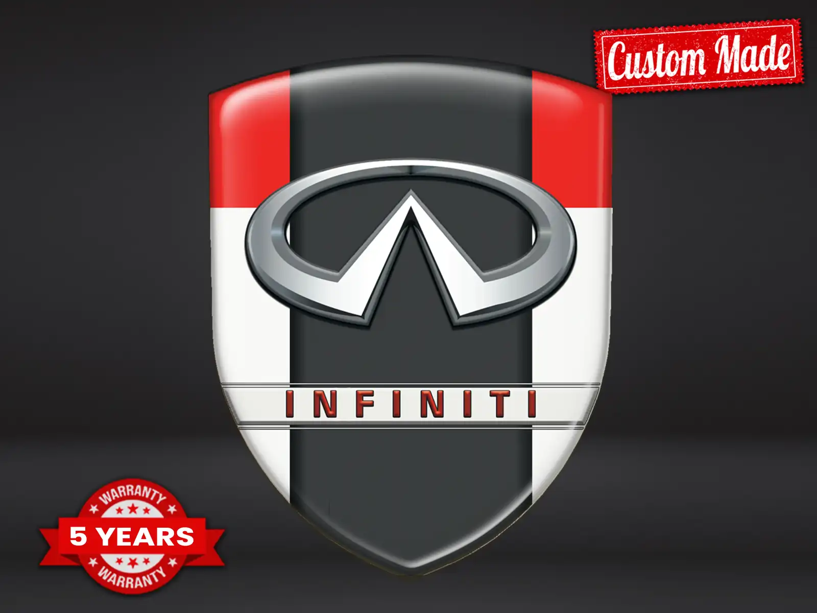 Infiniti Pegatina Parachoques Rendimiento Máximo Estilo 